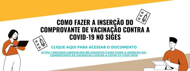 Como fazer a inserção do comprovante de vacinação contra a Covid-19