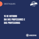 15 de outubro  Dia dos professores e das professoras