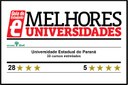 28 cursos foram avaliados como "bom" (3 estrelas) e 5 cursos como "muito bom" (4 estrelas)