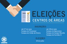 Todos os centros de áreas passarão por eleições neste ano