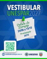 As inscrições para o processo seletivo seguem até 9 de novembro