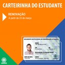 Renovação da Carteirinha do Estudante