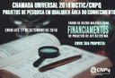 CHAMADA UNIVERSAL MCTIC/CNPQ 2018