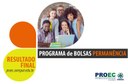 Resultado final do Programa de Bolsa Permanência 