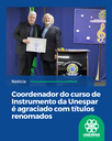 Coordenador do curso de Instrumento da Unespar é agraciado com títulos renomados