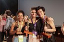 As três premiadas durante o 50º Festival de Cinema de Brasília