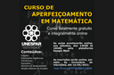 Curso de Matemática Básica online e gratuito realizado pelo Colegiado de Matemática do campus Campo Mourão