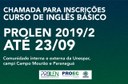 Inscrições até 23 de setembro!