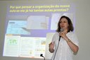 Professora Marta Sforni palestrou para o público presente
