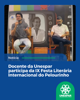 O docente mediou e também participou de mesas-redondas