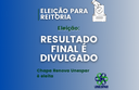 Eleição para Reitoria: resultado final é divulgado