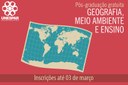 PÓS EM GEOGRAFIA