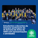 Estudantes e docentes da Unespar participam da IX Semana de Artes da UEM com apresentações e atividades