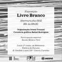 Cartaz exposição "Livro Branco"