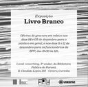 Cartaz oficina de gravura em relevo