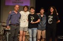 Banda premiada em 1º lugar na categoria interpretação