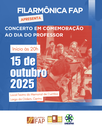 Filarmônica da Unespar faz concerto gratuito em comemoração ao Dia do Professor