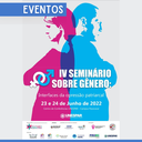 IV Seminário sobre Gênero segue com inscrições abertas até 21 de junho