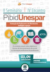 II Seminário e IV Encontro Pibid da Unespar