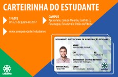 Primeiro lote estará disponível até 21 de junho para seis campi da Unespar