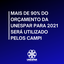 Como acontece todos os anos, a distribuição do valor entre os campi será baseada no levantamento de propostas orçamentárias realizado pelos próprios campi, que irá para votação no Conselho de Administração, Planejamento e Finanças (CAD) e Conselho Universitário (Cou) até o final de dezembro deste ano.