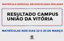 Matrículas 22 e 25 de março!