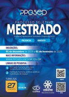 Os candidatos podem ter formação em qualquer área do conhecimento