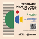 Mestrado Profissional em Artes abre seleção para turma de 2025