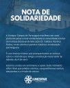 Nota de Solidariedade ao Instituto Estadual de Educação Dr. Caetano Munhoz Rocha