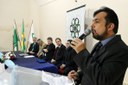 João Marcos discursa após tomada de posse como novo diretor do campus de Campo Mourão