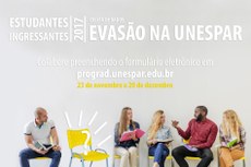 Estudantes ingressantes em todos os cursos da Unespar podem participar a partir do dia 23 de novembro