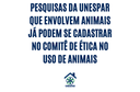 Pesquisas da Unespar que envolvem animais já podem se cadastrar no Comitê de Ética no Uso de Animais