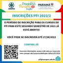 PFI abre inscrições para os cursos de inglês do 2º semestre