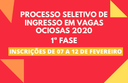 Inscrições até 12 de fevereiro