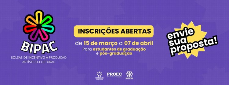 Proec lança edital inédito de bolsas de incentivo à produção artístico-cultural