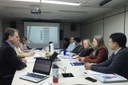 Reunião aconteceu no escritório da reitoria, em Curitiba