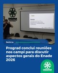 Os encontros tiveram como objetivo promover orientações e alinhamentos institucionais acerca das diretrizes do processo