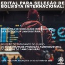 Programa de Mobilidade Internacional seleciona estudante de Engenharia de Produção Agroindustrial