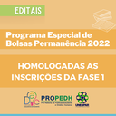 Editais do Bolsa Permanência 2022