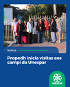 Propedh inicia visitas aos campi da Unespar