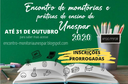 Prorrogadas até dia 31 inscrições para envio de trabalhos no I Encontro de Monitorias e Práticas de Ensino