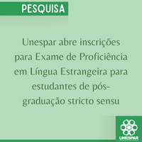 Inscrições para Exame de Língua Estrangeira para a Pós-graduação iniciam  dia 20 - UNIFAP