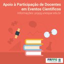 Edital de apoio à participação de eventos científicos 