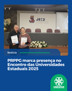 O diretor de Pós-graduação, Adilson Anacleto, e a pró-reitora da PRPPG, Thais Gaspar O diretor de Pós-graduação, Adilson Anacleto, e a pró-reitora da PRPPG, Thais Gaspar