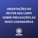 Orientações sobre o novo coronavírus