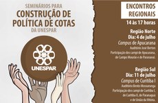 Organização dividiu os encontros pelas regionais norte (Apucanara) e sul (Curitiba)