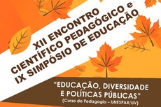 XII Encontro Científico Pedagógico e IX Simpósio de Educação