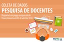 Coleta de dados sobre pesquisas docentes