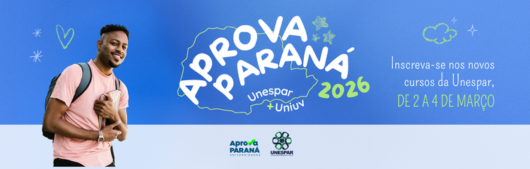Unespar abre inscrições para edição especial do Aprova Paraná para os novos cursos do campus de União da Vitória
