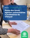 Posse novos agentes e professores